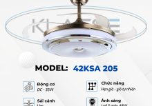 Quạt cụp xòe Klasse 42KSA 205