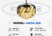 Quạt cụp xòe Klasse 42KSA 209