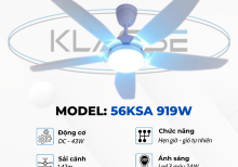 Quạt một đèn Klasse 56KSA 919W